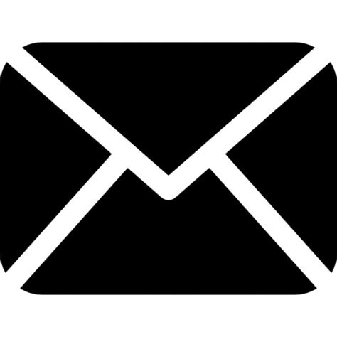 Mail black envelope symbol Icons | Free Download