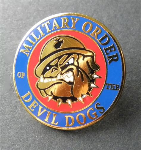 MILITARY ORDER DEVIL Dogs Marine Corps Usmc Marines Bulldog Lapel Pin 1 Inch $5.44 - PicClick