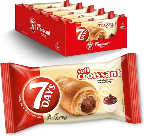 7Days Croissant, Chocolate, Breakfast or On the Go Snack (24 Pack ...