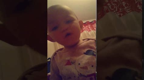 Funny baby, blabbering but sounded like she saying "slut" - YouTube