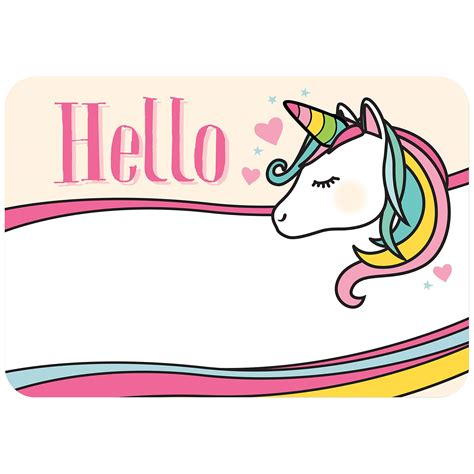 Magical Unicorn Personalized Name Glitter Girly Name Tag | ubicaciondepersonas.cdmx.gob.mx