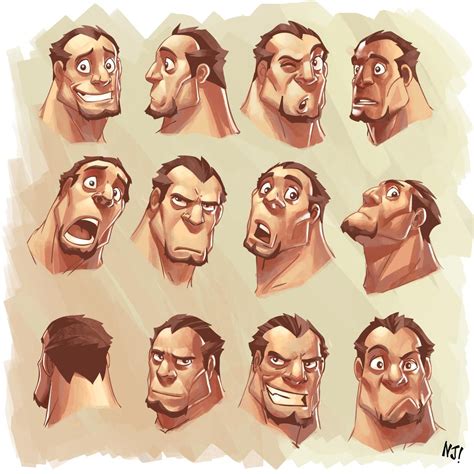 Expressions by njay on DeviantArt | Character drawing, Character design ...