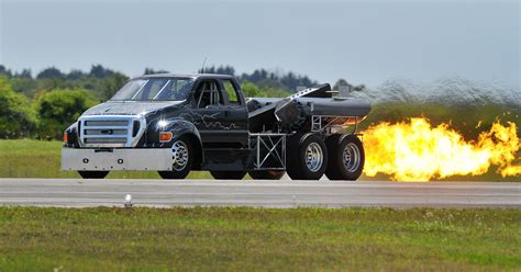 Jet truck bursts into flames at Titusville air show; no injuries