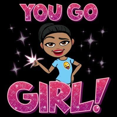 You go girl bitmoji | Bitmoji | Pinterest | Girls, Emojis and Meme