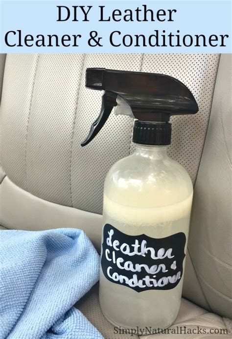 DIY Leather Cleaner & Conditioner Recipe - Simply Natural Hacks™