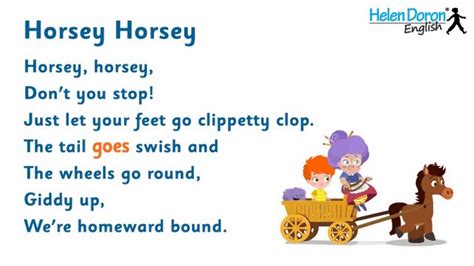 Horsey Horsey - English Songs for Kids with Lyrics - YouTube