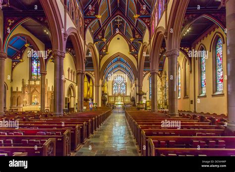 Interior of St. Paul's Episcopal Cathedral in Buffalo New York United ...