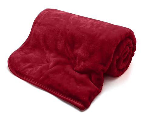 Fleece Blanket Red - The Bedlinen Company Cork