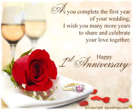 Share this lovely and romantic first anniversary card with your loved ...