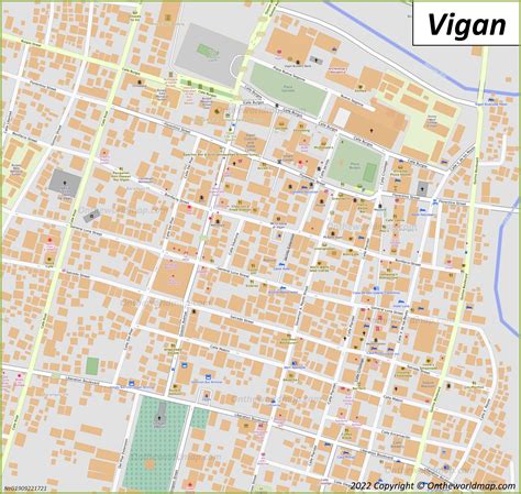 Vigan Map | Philippines | Detailed Maps of Vigan