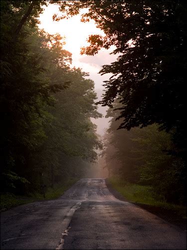 Misty Sunset on Meads Mountain | Woodstock, NY, USA Map [?] | Flickr