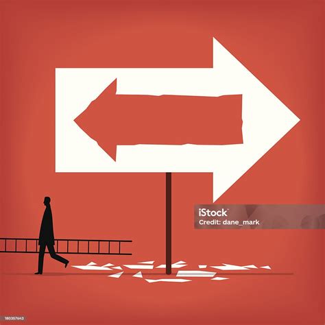 Change Direction Stock Illustration - Download Image Now - Contrasts, Reversing, Direction - iStock