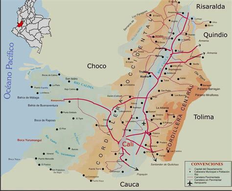 Mapas de Cali - Colômbia | MapasBlog