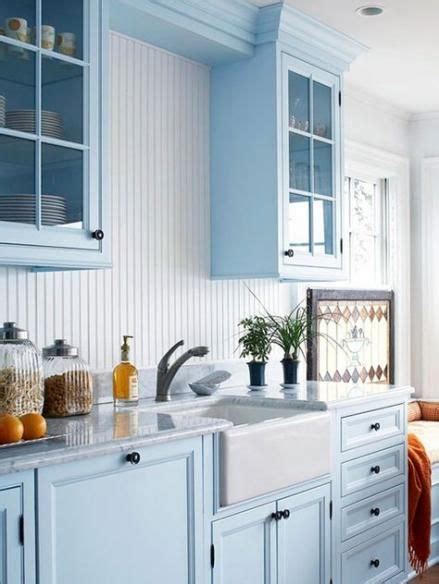 Super kitchen cabinets blue sinks 57 Ideas | Cottage style kitchen, Painted kitchen cabinets ...