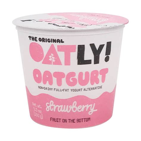 Oatly! Oatgurt Strawberry Non-dairy Full-fat Yogurt Alternative