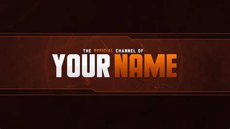 14 Youtube Banner Psd T Images - Free Youtube Banner Within Yt Banner ...