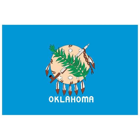 Oklahoma state flag.eps Royalty-free Stock Vector Images