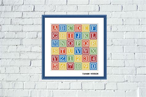 Tango Stitch easy cross stitch designs: Alphabet nursery cross stitch ...