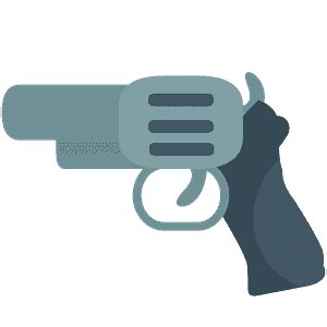 Pistol emoji clipart. Free download transparent .PNG | Creazilla