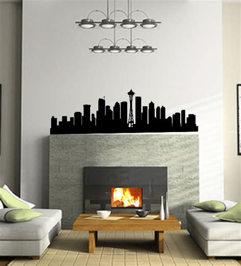 Seattle Skyline Wall Decal