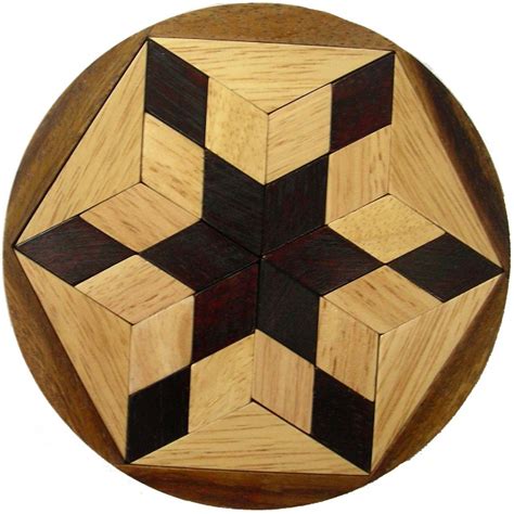 Pento Star - Wooden Puzzle Brain Teaser