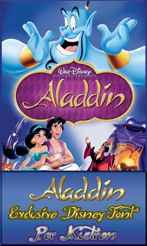 Aladdin font - Por Kustren - Ver. 2 by kustren on DeviantArt