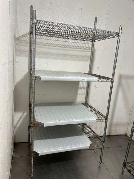 NSF / KITCHEN STORAGE SHELVING - McLaughlin Auctioneers, LLC- mc-bid.com