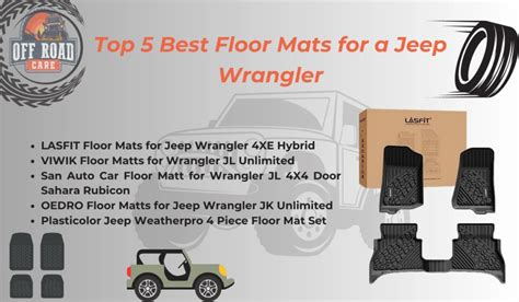 5 Best Floor Mats for Jeep Wrangler (Expert Choice)