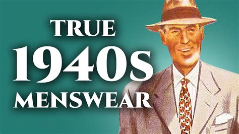 What Men REALLY Wore in the 1940s - YouTube