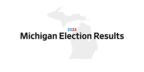 Michigan Primary Election 2024: Live Results — WSJ