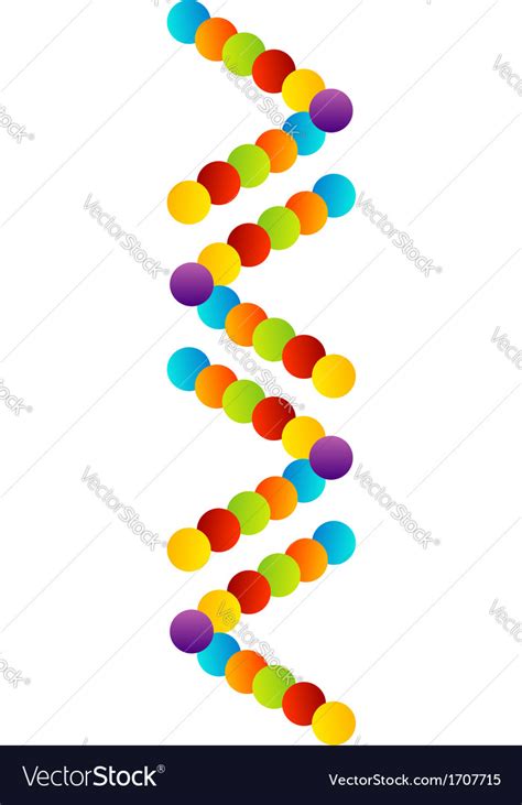 Abstract DNA Helix Royalty Free Vector Image - VectorStock