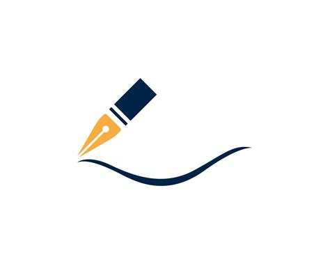 Feather pen Logo template 600035 Vector Art at Vecteezy