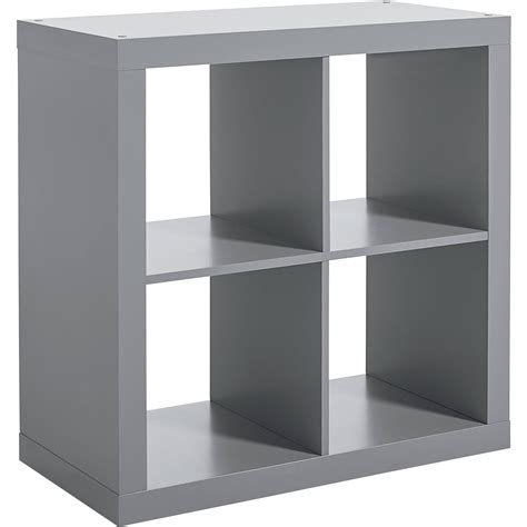 Better Homes & Gardens Square 4 Cube Storage Organizer, Multiple Colors - Walmart.com