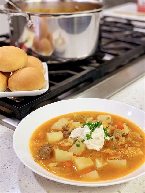 Hungarian Potato and Sausage Soup - cooking with chef bryan