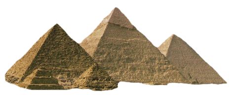 Pyramid PNG transparent image download, size: 468x192px