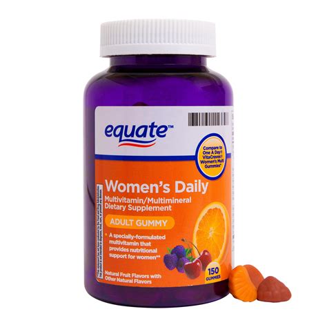 Equate Once Daily Women's Multivitamin Gummies, 150 Ct - Walmart.com