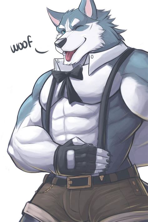 Anime Anthro Wolf Guy