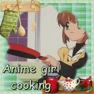 Anime girl cooking 2. Picture #137075045 | Blingee.com