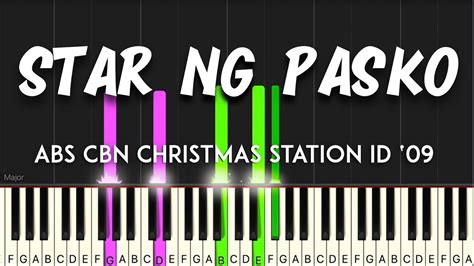 Star ng Pasko - ABS CBN Christmas Station ID '09 synthesia piano ...