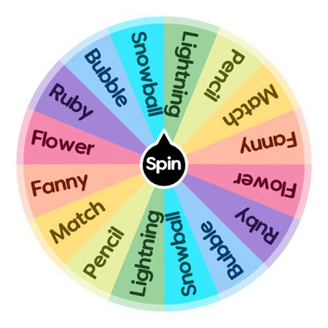 What Bfb iance Character are u? | Spin The Wheel App