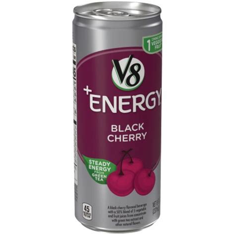 V8 +Energy Black Cherry Energy Drink, 8 fl oz - Ralphs