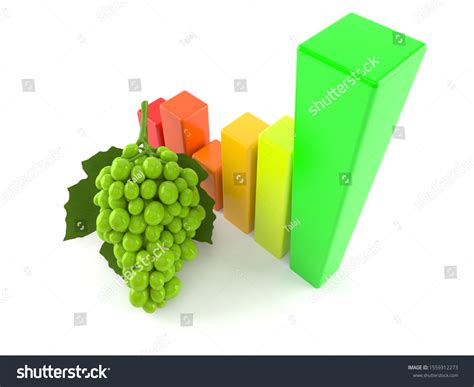 Grape Chart Isolated On White Background Stock Illustration 1559312273 ...