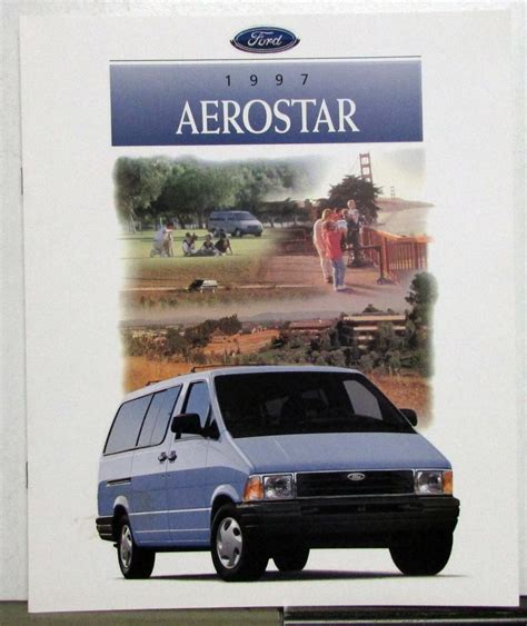 1997 Ford Aerostar Van Specifications Sales Brochure