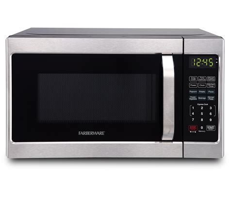 Farberware Classic 0.7 Cu. ft. 700-Watt Microwave Oven, Brushed ...