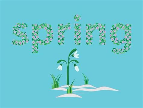 Spring Letters Vector Art, Icons, and Graphics for Free Download