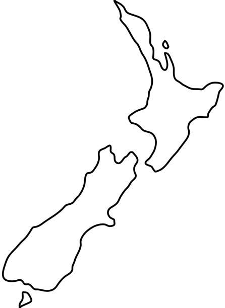 New Zealand Map Clip Art