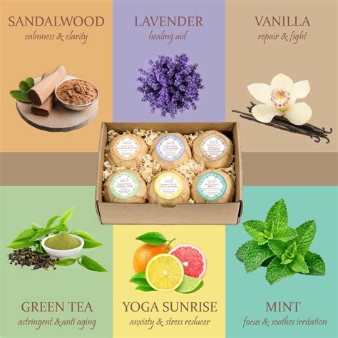 Inner Calm & Conviction Fragrances 6pcs Bath Bomb Gift Set by Freida and Joe – Freida & Joe