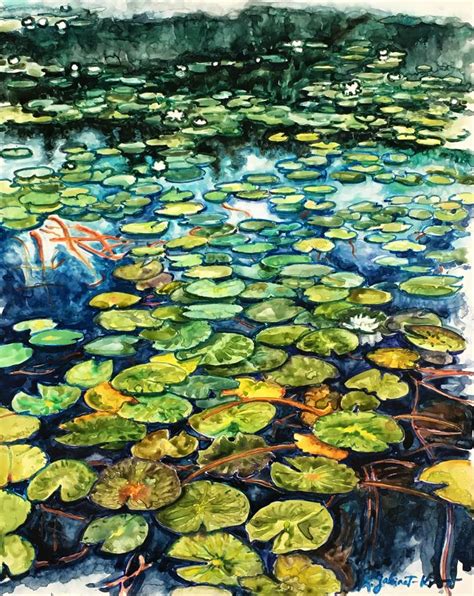 画像 lily pad painting 203883-Lily pad painting famous - Joshimageskey