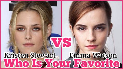 Kristen Stewart vs Emma Watson || Who Is Your Favorite || Beauty Battle || Career Comparison ...