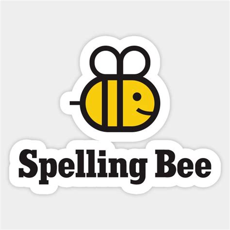 Spelling Bee Sticker | Spelling bee, Bee, Bee sticker